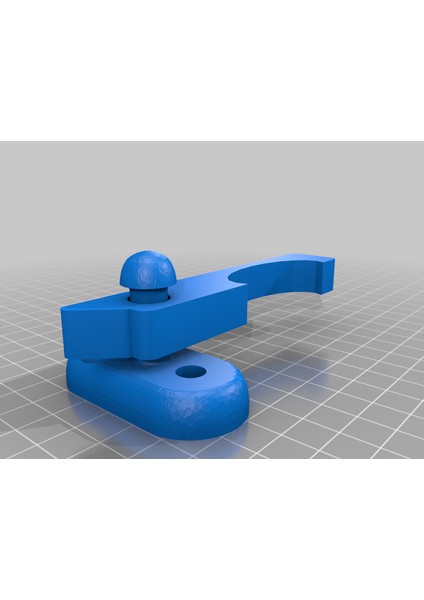 Dolap Düğmesi Veya Saplı Mandal (Sadece Plastik Aparattır!!!) 3D modelleri