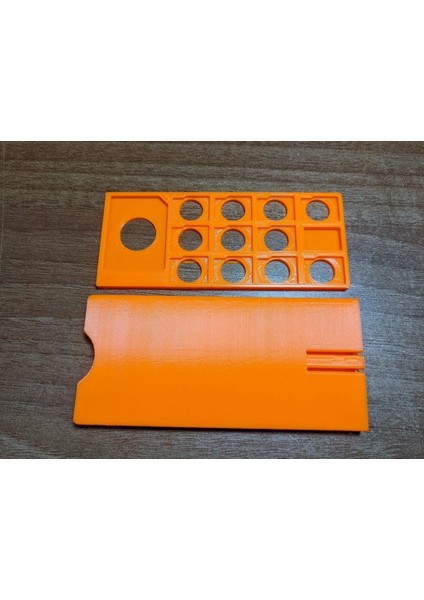 Klip Kilidi ile Microsd Ila Sd Adaptör Kartı Cüzdanı (Sadece Plastik Aparattır) 3D