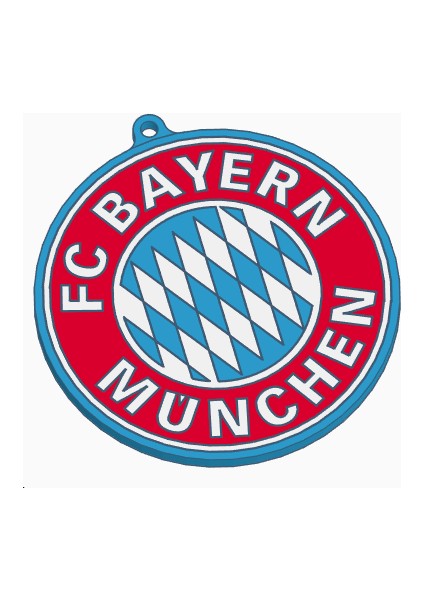 Bayern Münih Logo Anahtarı (Sadece Plastik Aparattır!!!) 3D