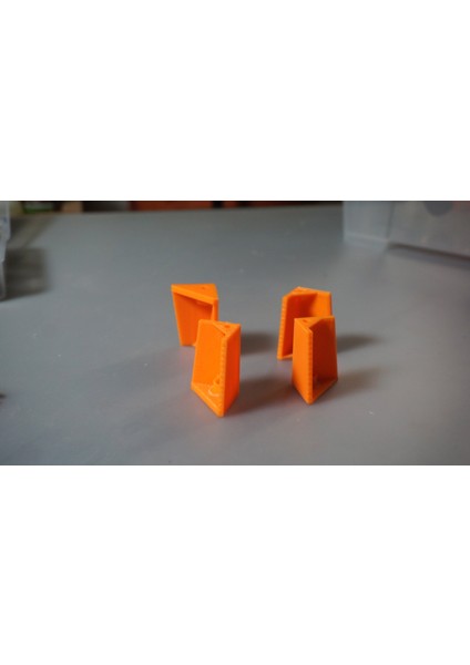 4 Braket Montaj Sistemi Bir Ikea Samla Kutusu Kapağının Altına Bir Silika Jel Torbası Koymak Için (Sadece Plastik Aparattır!!!) 3D modelleri