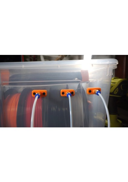 4 Braket Montaj Sistemi Bir Ikea Samla Kutusu Kapağının Altına Bir Silika Jel Torbası Koymak Için (Sadece Plastik Aparattır!!!) 3D fırsatları