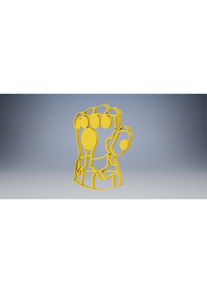 Infinity Gauntlet Kurabiyeleri (Sadece Plastik Aparattır!!!) 3D