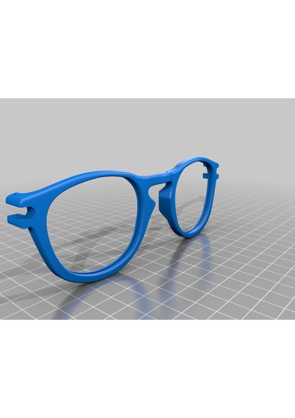 Güneş Gözlükleri Baskılı Sla (Sadece Plastik Aparattır) 3D