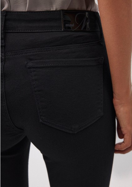 Ada 90lar Simsiyah Jean Pantolon 1020586397