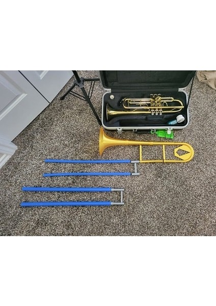 Pex Boru Slaytlı Trombon (Sadece Plastik Aparattır) 3D modelleri