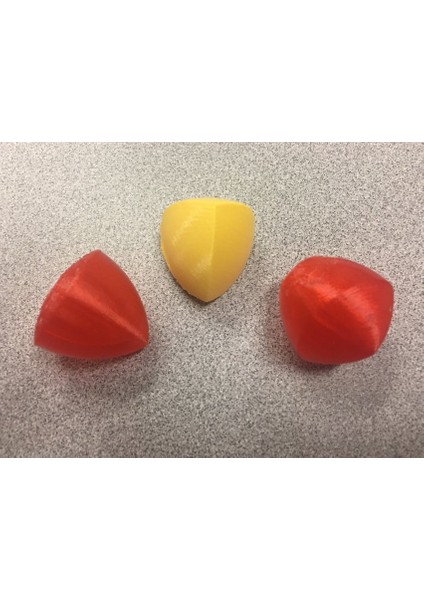 Sabit Genişlik, Üçgen, Beşgen, Tetrahedronal Topların Katı/yüzeyleri (Sadece Plastik Aparattır) 3D