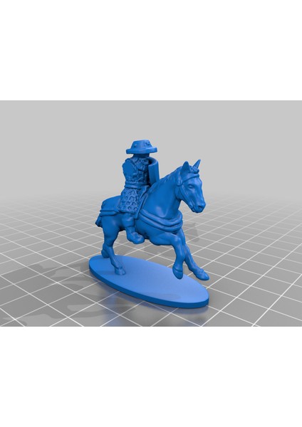 Orta Çağ Milis Karışımı (28 Mm) (Sadece Plastik Aparattır!!!) 3D