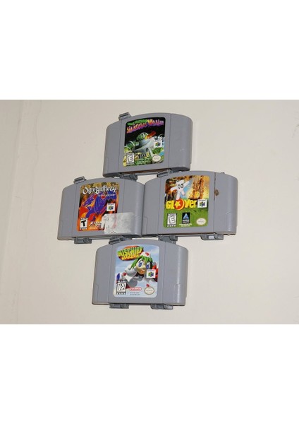 Nintendo 64 Video Oyunu Askıları N64 Güncellendi 2015-09-05 (Sadece Plastik Aparattır!!!) 3D