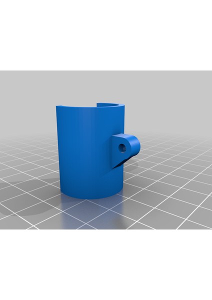 Masa Üstü Mikrofon Standı (Sadece Plastik Aparattır) 3D