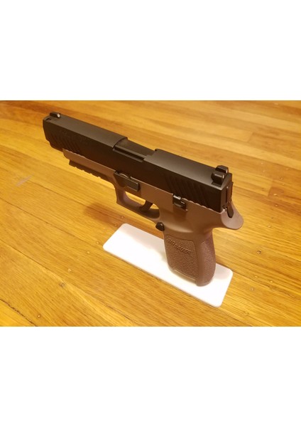 Tabanca Standları - Çift Yığın ve .45ACP Tek Yığın (Plastik Aparattır!!!) 3D