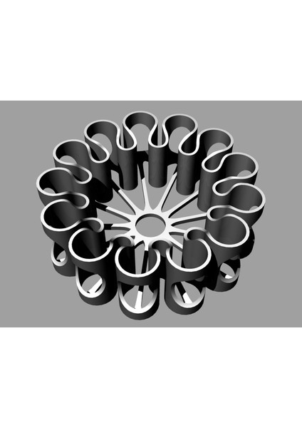 Kablo Sabitleme Özelliğine Sahip Kulaklık Makarası (Sadece Plastik Aparattır) 3D fırsatları