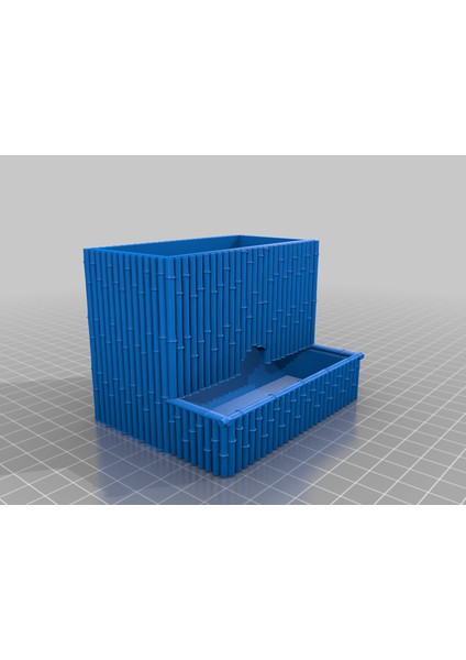 Pamuklu Swab Tutucu Bambu - Bambu Pamuk Kutusu (Sadece Plastik Aparattır) 3D modelleri