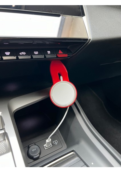 Peugeot 308 P5 2023. Magsafe Araba Şarj Cihazı (Sadece Plastik Aparattır) 3D fırsatları