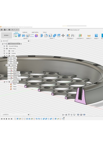 Yemek Çubukları ile Şarap Mantar Kasesi (Sadece Plastik Aparattır) 3D modelleri