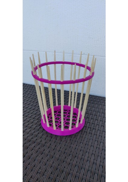 Yemek Çubukları ile Şarap Mantar Kasesi (Sadece Plastik Aparattır) 3D indirimleri