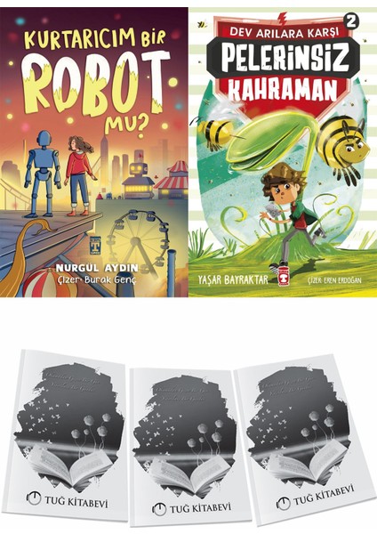 Kurtarıcım Bir Robot Mu? ve Pelerinsiz Kahraman Dev Arılara Karşı 2 + Hediyeli