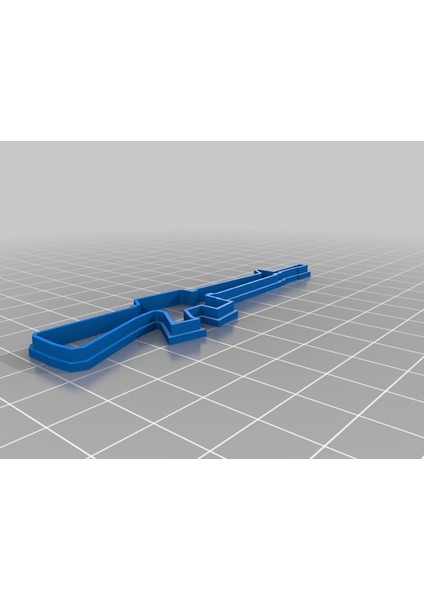 Ak M16 MP5K P90 Kurabiye Kesici (Plastik Aparattır) 3D