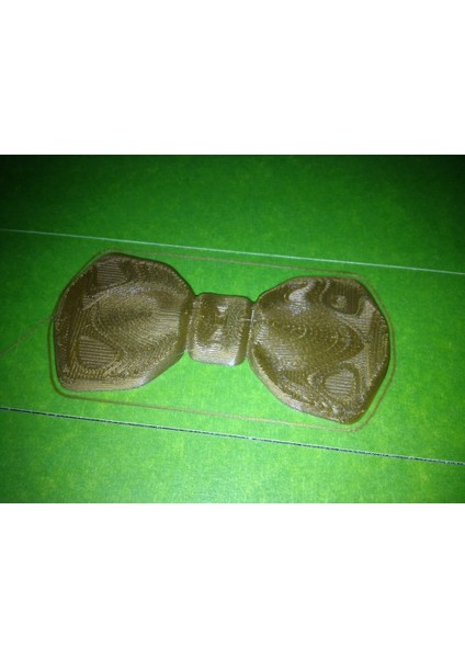 Papillon (Bow Tie) - Düz Baskı (Sadece Plastik Aparattır) 3D