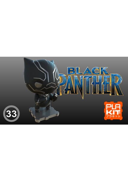 Kara Panter (Iç Savaş Kıyafeti) (Sadece Plastik Aparattır) 3D fiyatları