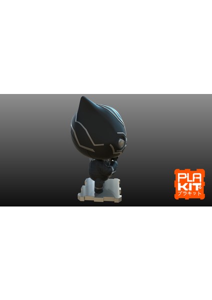 Kara Panter (Iç Savaş Kıyafeti) (Sadece Plastik Aparattır) 3D indirimleri