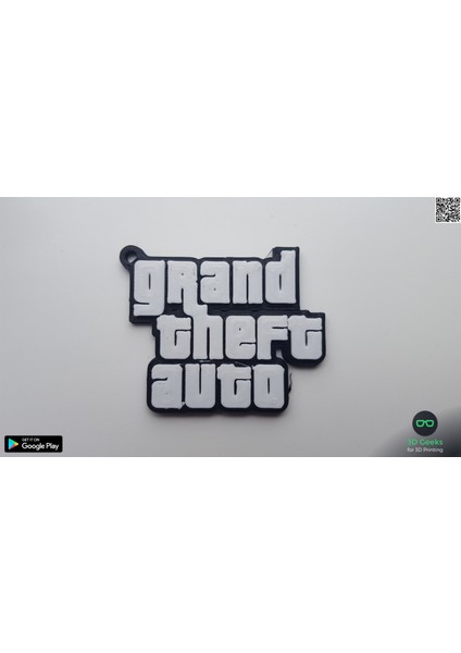 Gta Vice City Keyrings (Sadece Plastik Aparattır) 3D indirimleri