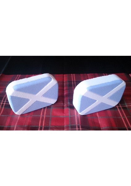 Iskoçya Saltire Banyo Bombası Kalıbı (Sadece Plastik Aparattır!!!) 3D