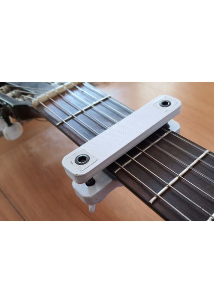 6 Veya 7 Tel Için Düz Capo Akustik Gitar (Sadece Plastik Aparattır) 3D