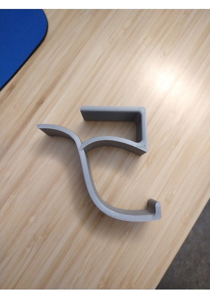 Kulaklık Masası Kelepçe Kancası, Daha Uzun Kelepçe (Sadece Plastik Aparattır) 3D modelleri
