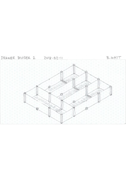 Çekmece Bölücü Inşaat Seti (Sadece Plastik Aparattır!!!) 3D fırsatları