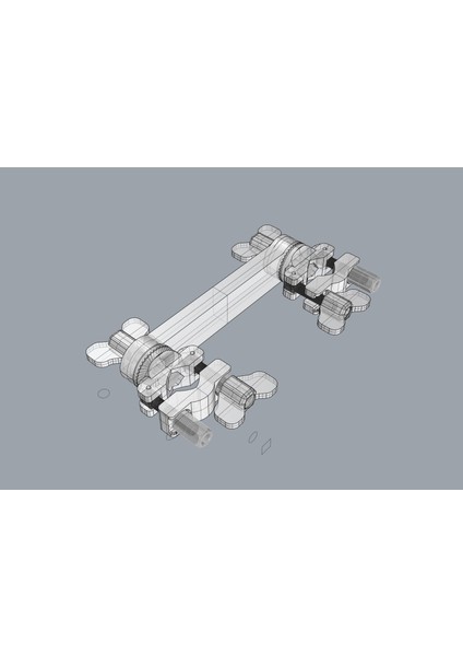 12 Ila 28MM Tüpler Için Çok Bölgeli Kol (Sadece Plastik Aparattır!!!) 3D modelleri