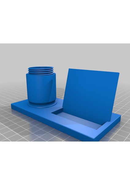 40MM El Bombası Kartviziti (Genişletilebilir) (Sadece Plastik Aparattır!!!) 3D