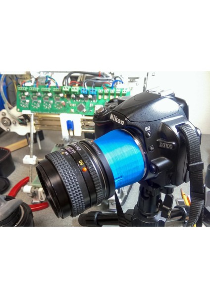 Nikon F-Mount Için Makro Lens Adaptörleri (Sadece Plastik Aparattır!!!) 3D