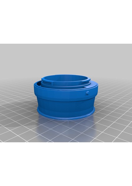 Nikon F-Mount Için Makro Lens Adaptörleri (Sadece Plastik Aparattır!!!) 3D modelleri