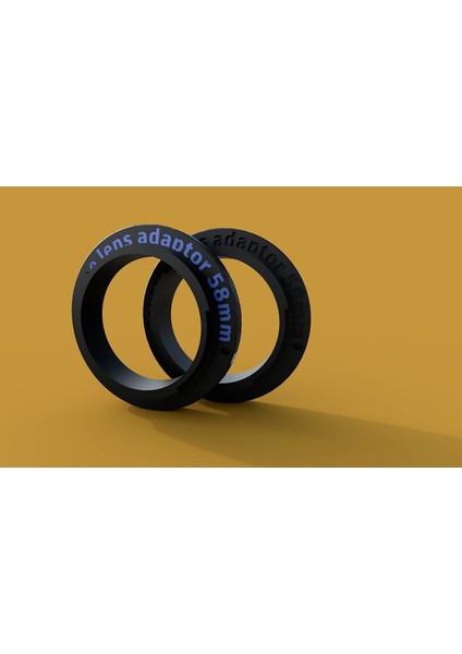 Makro Fotoğrafçılık Için Ters Lens Adaptörü (Sadece Plastik Aparattır!!!) 3D modelleri