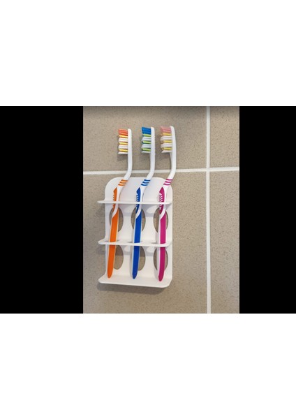 1 Ila 6 Fırça Diş Fırçaları Için Tutucular (Sadece Plastik Aparattır!!!) 3D fiyatları