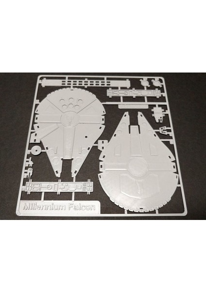Fixumdude'dan Millennium Falcon Kit Kartı (Sadece Plastik Aparattır!!!) 3D