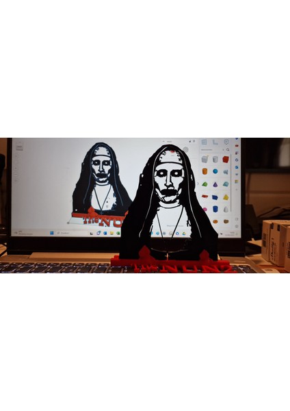 Ed-Sep 7 Tarafından Rahibe 2 (2d Ila 3D Sanat) (Sadece Plastik Aparattır!!!) 3D modelleri