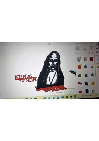 Ed-Sep 7 Tarafından Rahibe 2 (2d Ila 3D Sanat) (Sadece Plastik Aparattır!!!) 3D indirimleri