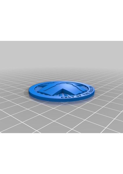 Kült Of The Dead Inek Meydan Okuma Madeni Para Modeli (Sadece Plastik Aparattır!!!) 3D