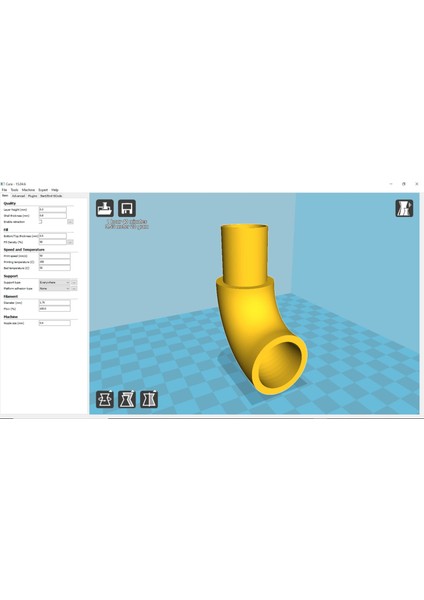 Açılı Tüp Duvar Girişi (Sadece Plastik Aparattır!!!) 3D modelleri