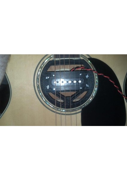 Akustik Gitar Pikap/tutucu, Şimdi Özelleştiricide (Sadece Plastik Aparattır!!!) 3D