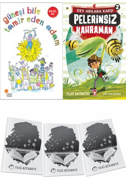Güneşi Bile Tamir Eden Adam ve Pelerinsiz Kahraman Dev Arılara Karşı 2 + Hediyeli