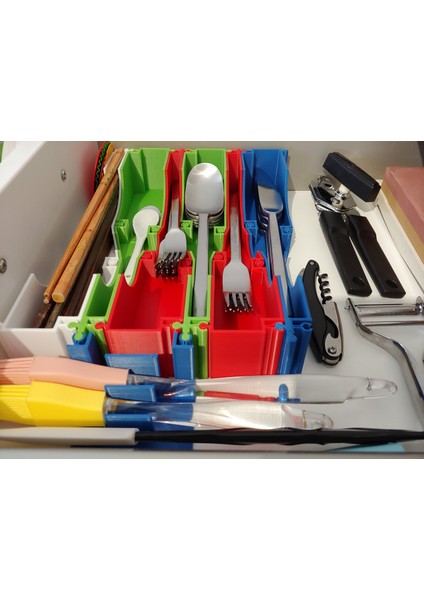 Çatal Teşheri Çekmece Organizatörü (Sadece Plastik Aparattır!!!) 3D modelleri