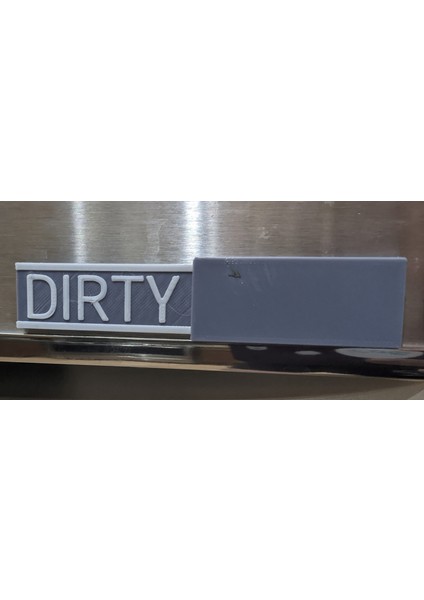 Gömülü Mıknatıslarla Bulaşık Makinesi Kirli/temiz Işaret (Sadece Plastik Aparattır!!!) 3D fırsatları