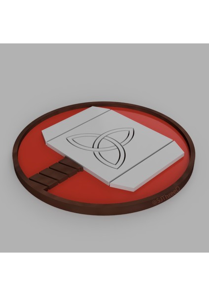 Thor's Hammer - Marvel Coasters (Sadece Plastik Aparattır!!!) 3D