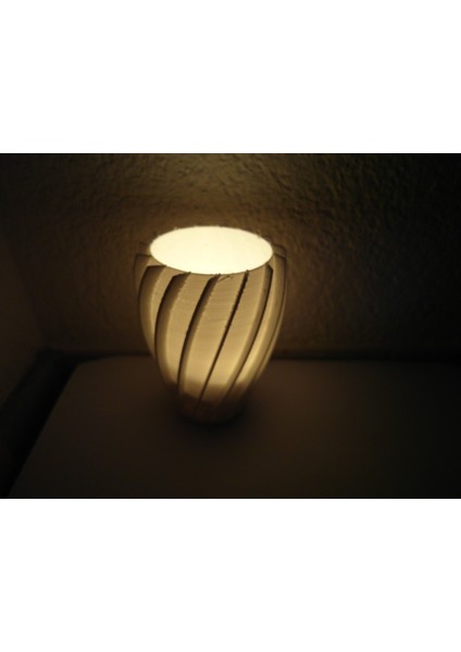 Spiral Çay Işık Dekorasyonu (Özelleştirilebilir) (Sadece Plastik Aparattır!!!) 3D modelleri