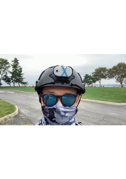 Kask Kamera Montajı - (Akaso Anahtar Kamerası + Taktik Kask) (Sadece Plastik Aparattır!!!) 3D indirimleri