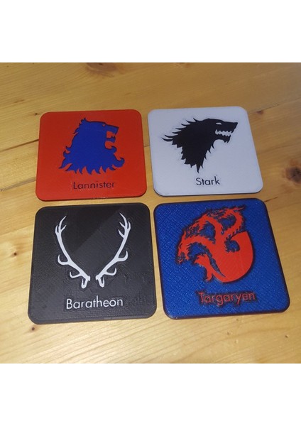 Game Of Thrones Içecek Bardak Altlıkları (Sadece Plastik Aparattır!!!) 3D modelleri