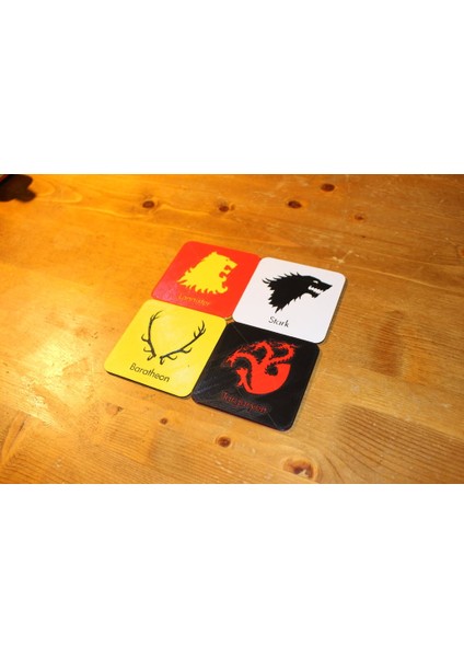 Game Of Thrones Içecek Bardak Altlıkları (Sadece Plastik Aparattır!!!) 3D indirimleri