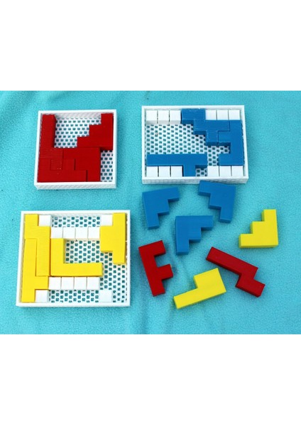 Dokuz Hexomino Bulmaca (Sadece Plastik Aparattır!!!) 3D modelleri